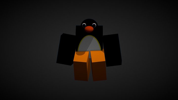 Пингу(Хоррор Версия Roblox) 3D Model