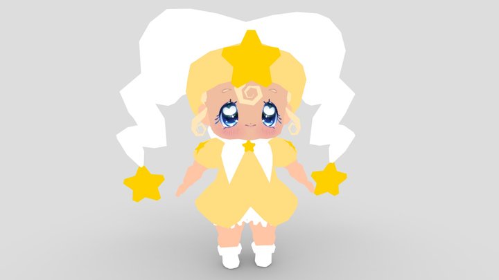 Starlyn - Cute Baby Model for Magical Girl RP 3D Model