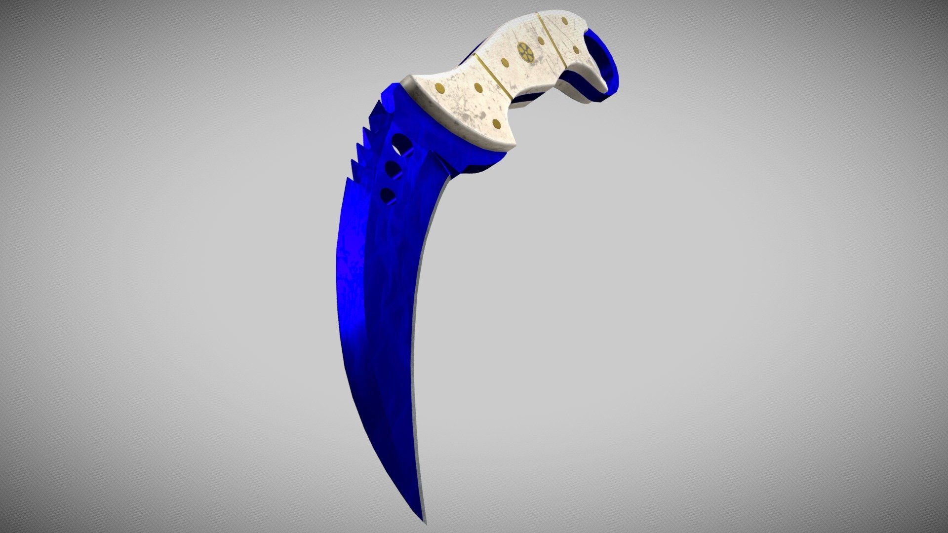 Talon Knife Sapphire - Buy Royalty Free 3D model by P7PO (@PiPo07) [31a1f7d]