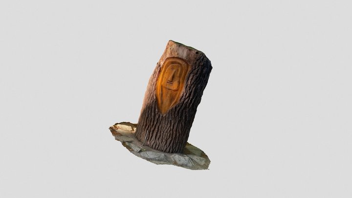 Holzskulptur Zittau 3D Model