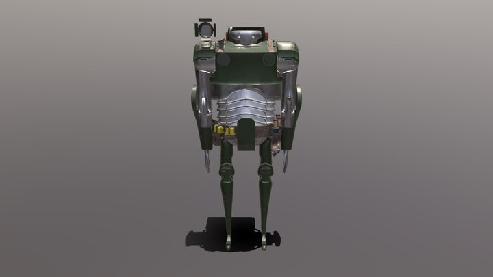 CT6035 - "Coffin Crushers" Robot 3D Model
