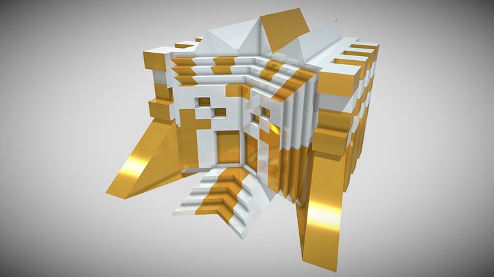 Castle gold book style – Modello 3D gratuito STL