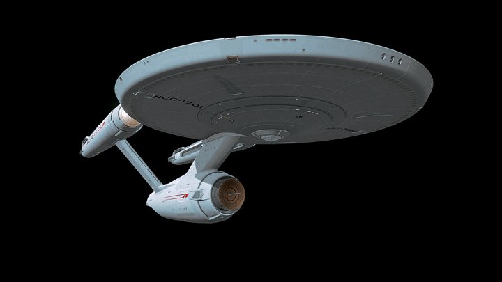TOS Enterprise Redesign 3D Model