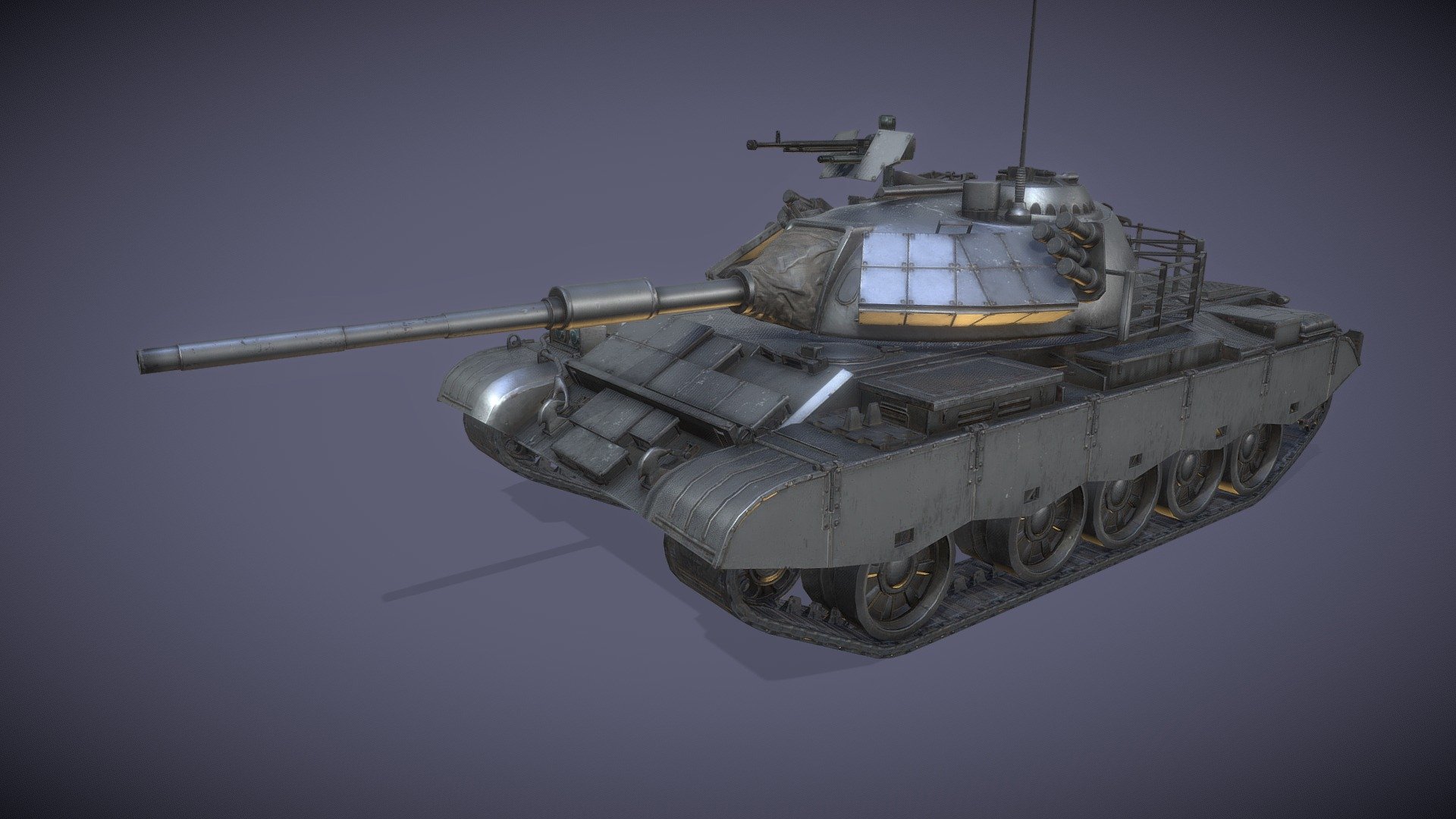 Type 59D (Chinese Tank) - Buy Royalty Free 3D model by Hitoshi 