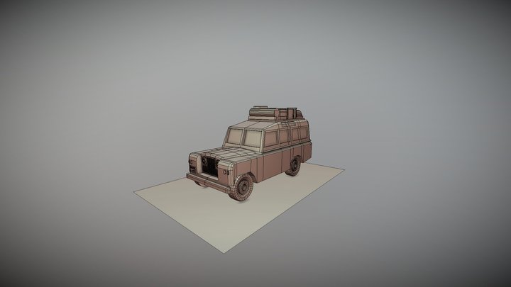 landrover matchbox 3D Model