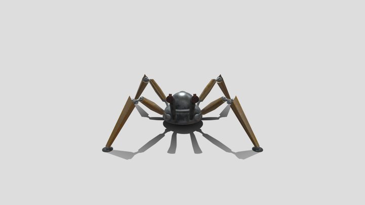 Robot Spider 3D Model