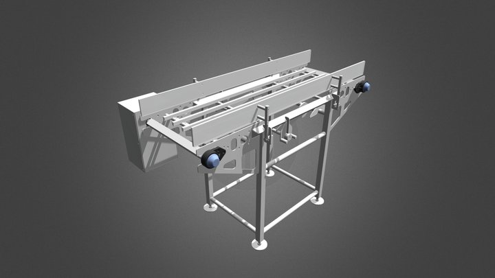 food grade conveyor belt 3D Model