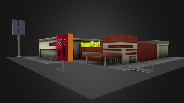 Model & Texture Arch Mart 3D Model
