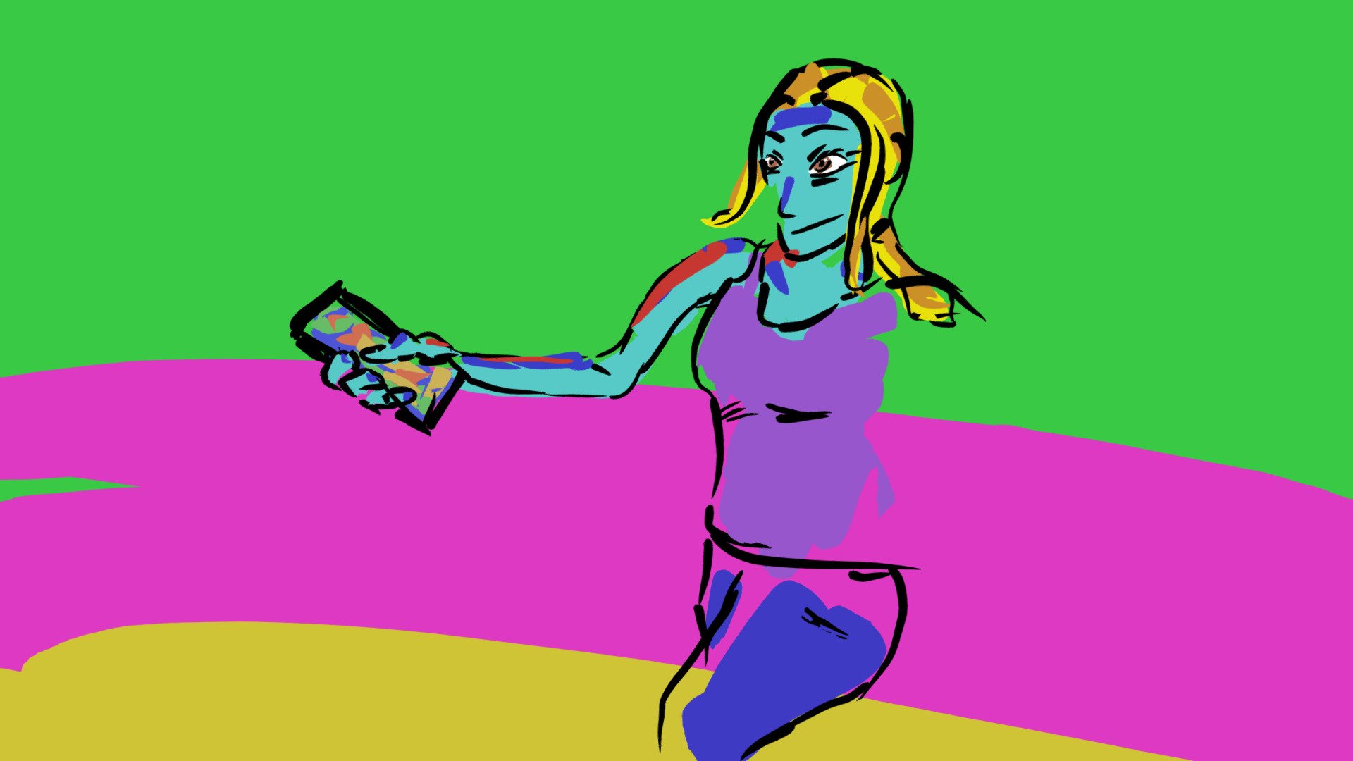 №20 - cell phone: walk