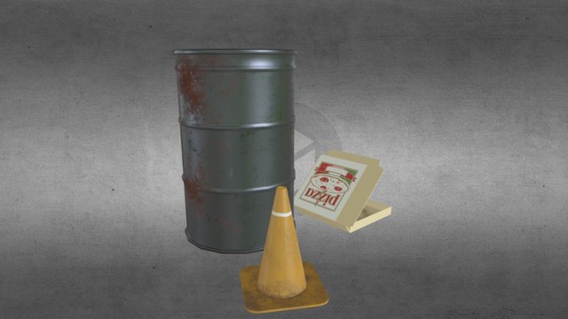 Texture Objects 3D Model