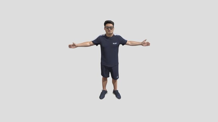 Random man 3D Model