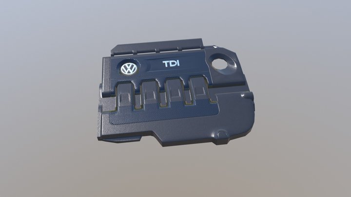 Engine Cover Fixed 3D Model