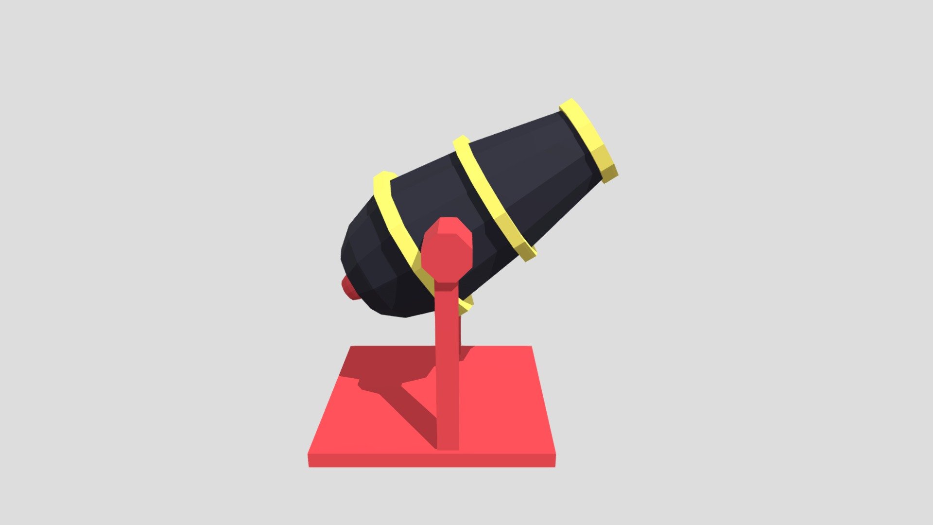 Low poly Cannon