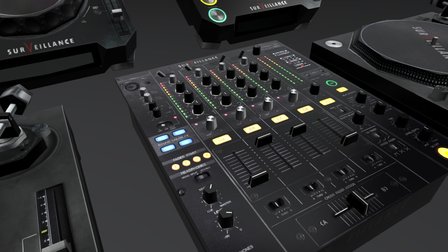 DJ Booth Equipment 3D Model