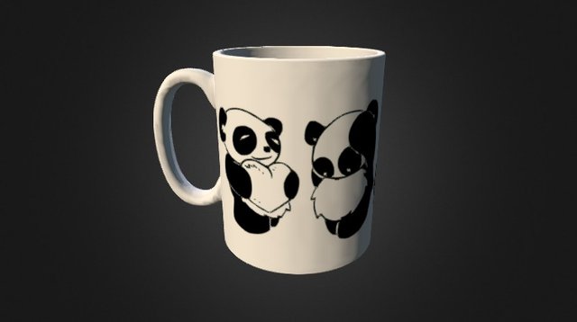 Pandas 3D Model