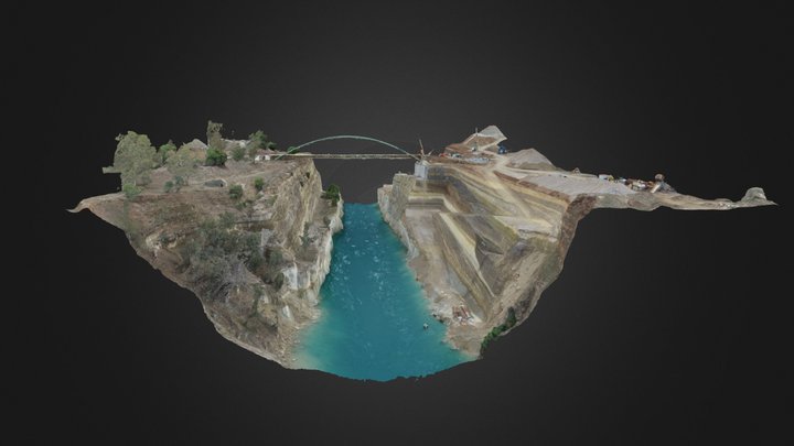 Corinth Canal Slope Instabilities: A 3D Insight 3D Model