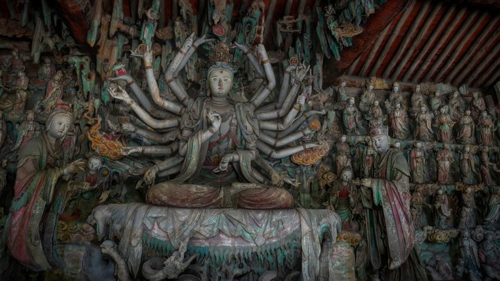 双林寺 千手观音 3D Model