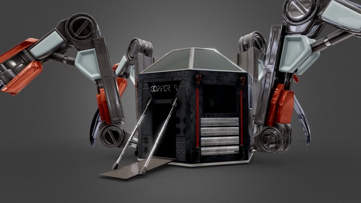 Murder Drones - Landing Pod 3D Model