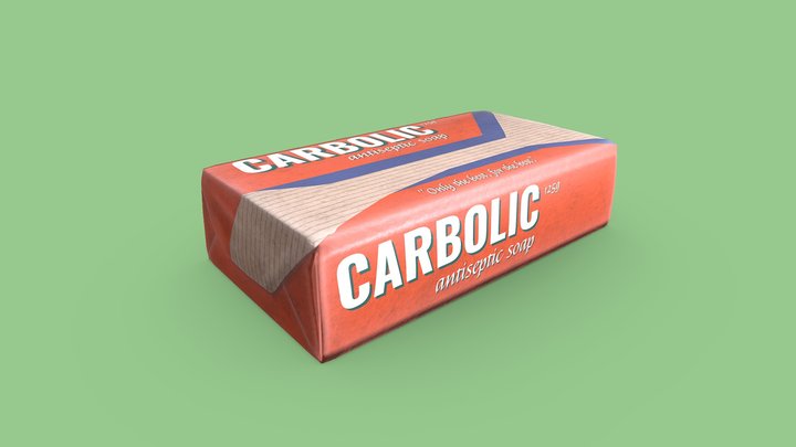 Packaged Soap (Low-Poly) 3D Model