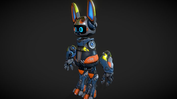 bunny robot 3D Model