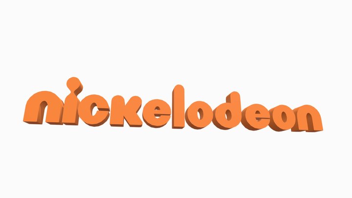 Nickelodeon Logo 2009-present 3D Model