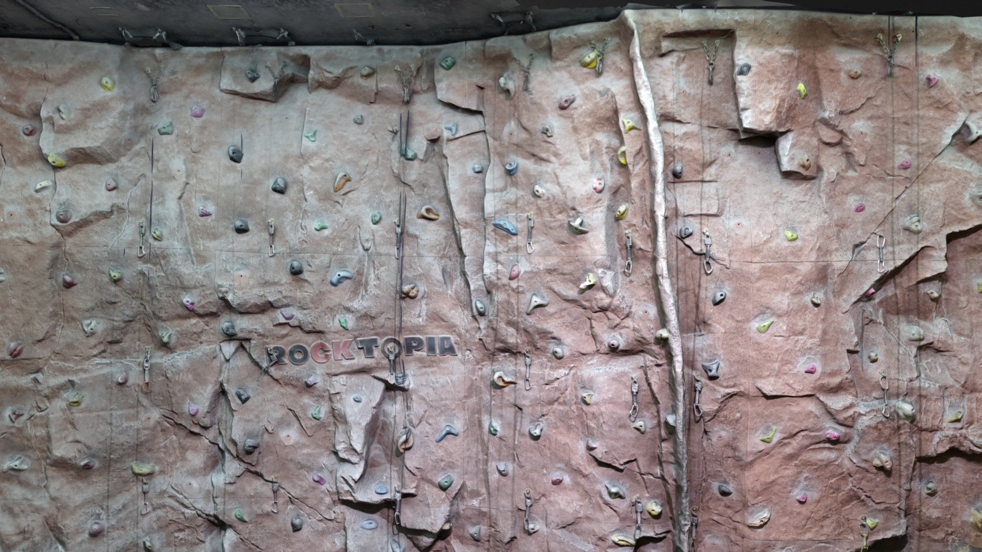 Climbing gym: high wall