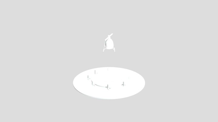 Pure Python Coding Animation 3D Model