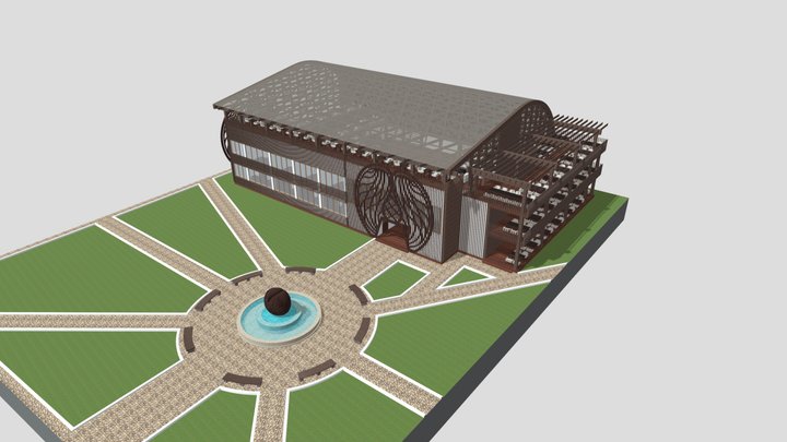 ENTERTAINMENT COMPLEX "COCO DE MER HALL" 3D Model