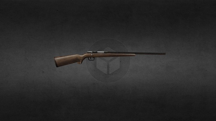 Hunting Rifle 3D Model