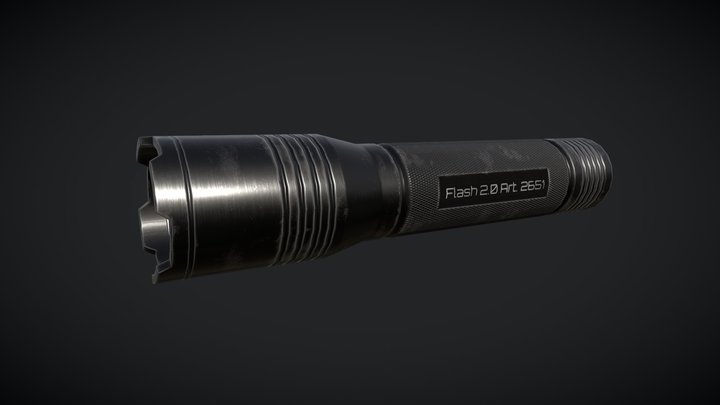 Flashlight (LP Game Asset) 3D Model