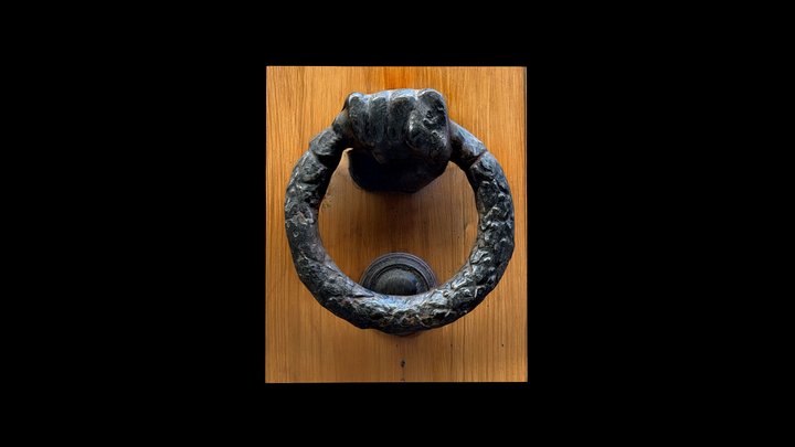 Siena - Door Knocker 2: Iron Fist (Scaniverse) – Free 3D Model STL