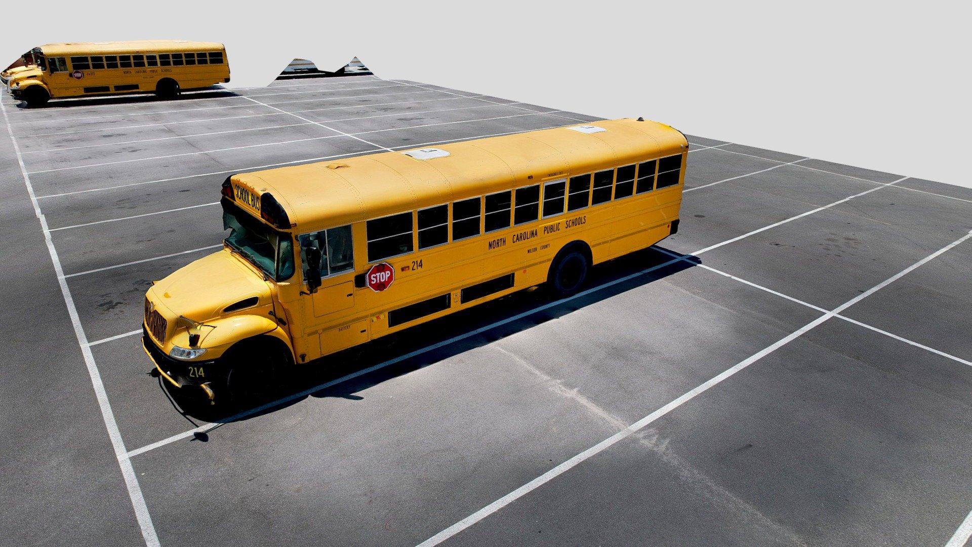 Wilson County, NC School Bus DJI Mavic Air 2S 3D model by Nine Ten Drones, LLC (910Drones