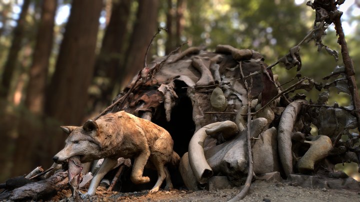 25,000 years abandoned hut – Gratis 3D-model STL