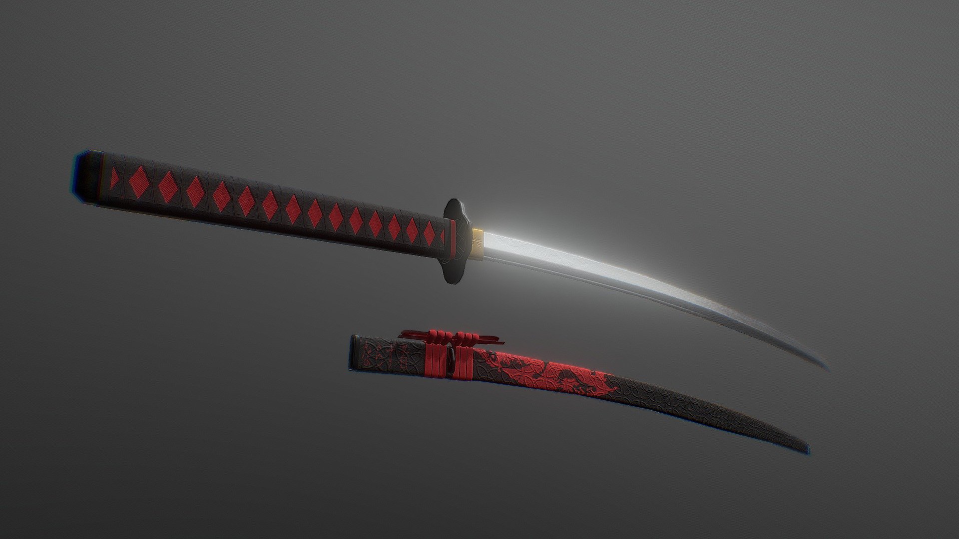 Katana - Download Free 3D model by 1user [31b0702] - Sketchfab