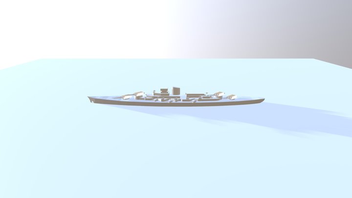 Bismarck 3D Model