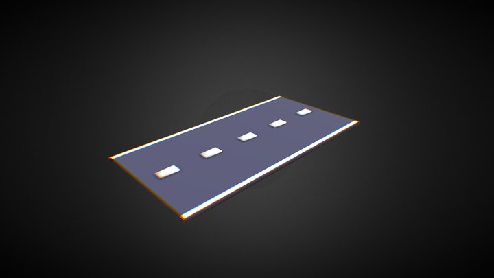 Lowpoly Road – Free 3D Model STL