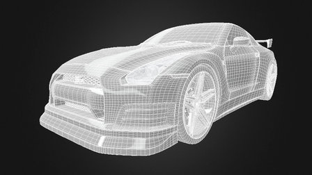 Nissan GT-R | R35 (WIP) 3D Model