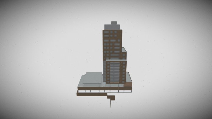 Edifcio Parque El Lago(medidas) Ahora Efectivo 3D Model