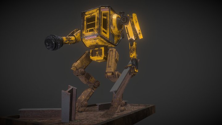 Mecha Terraformer V. 2046 "Dipsy" 3D Model