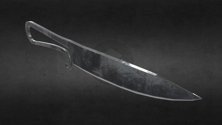 Viking Knife 3D Model