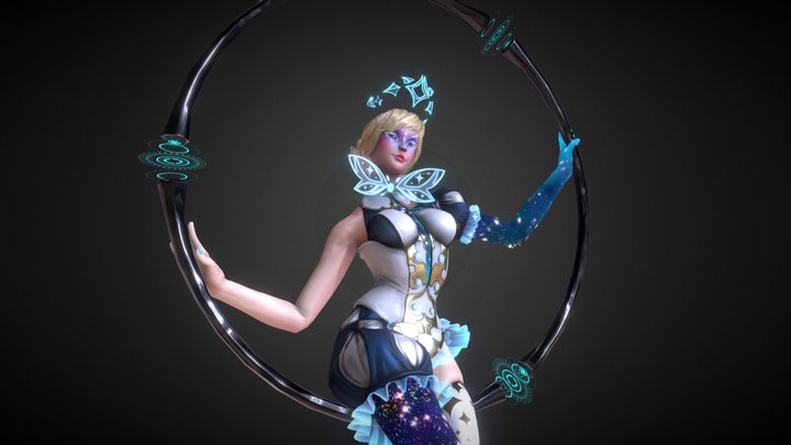 Interstellar Acrobat Queen 3D Model