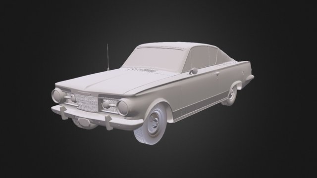 Barracuda Car 3D Model
