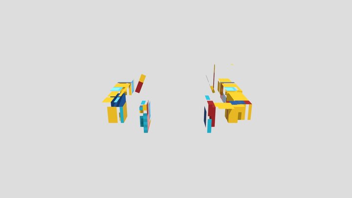 Low-poly-grabpack-from-poppy-playtime 3D Model