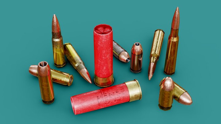 Ammo Set 3D Model