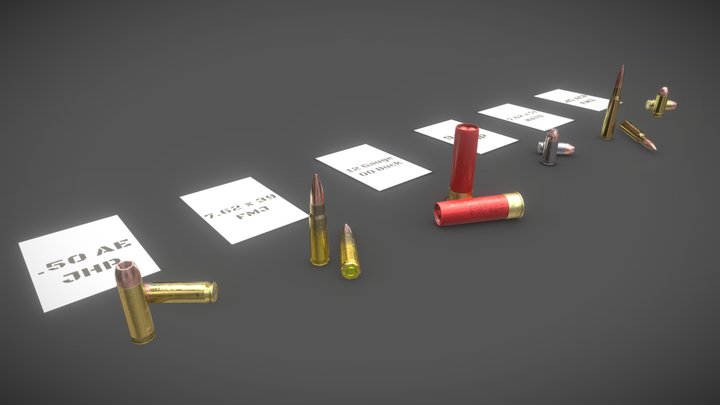 Ammo collection 3D Model