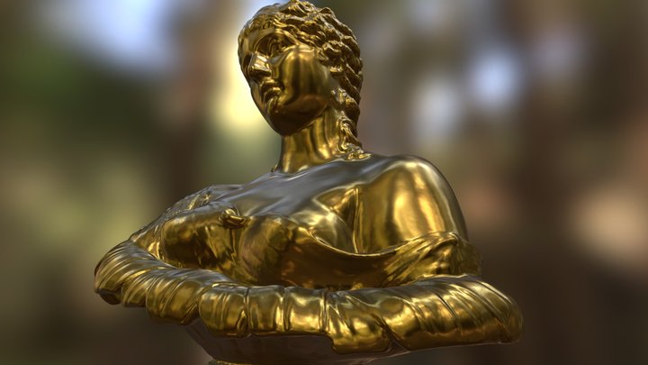 3D scan of antique bust - Museum 3D scans 3D Model