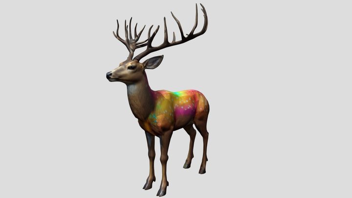 Deer - animal – Kostenloses 3D-Modell STL