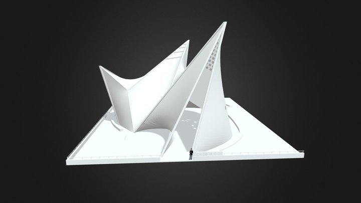 Philips Pavilion 3D Model