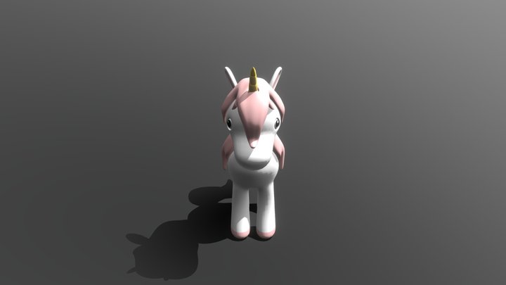 Little Unicorn 3D Model