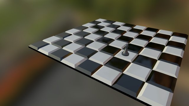 Chess Animation 3D Model